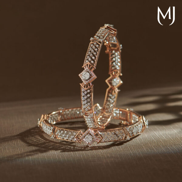 Real diamond bangle
