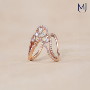 Light weight real diamond ring