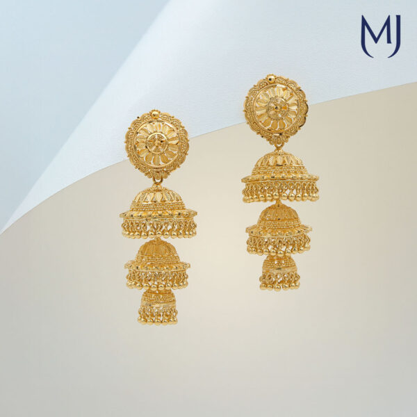 Light weight gold earrings