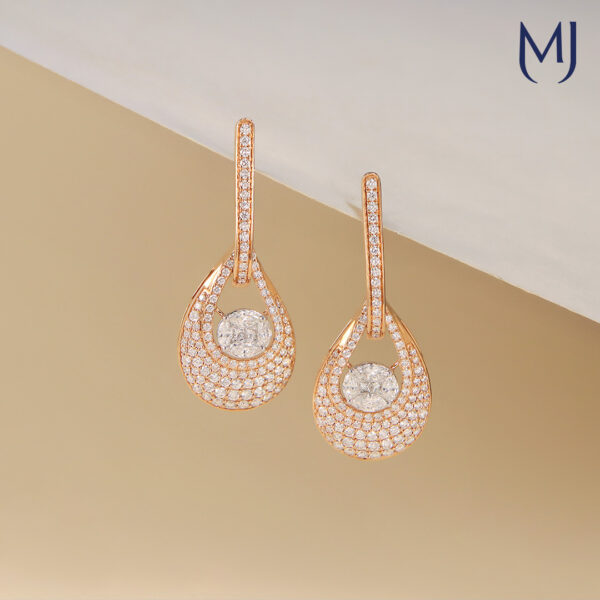 Real diamond earrings