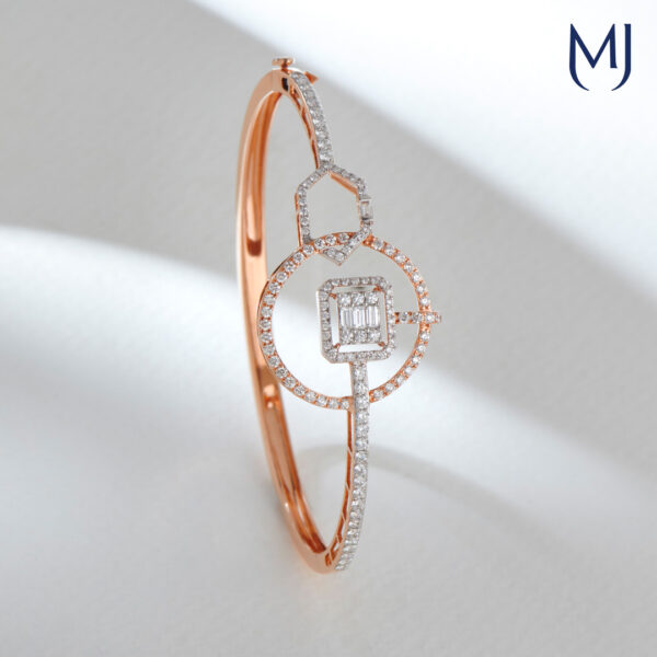 Light weight real diamond bracelet