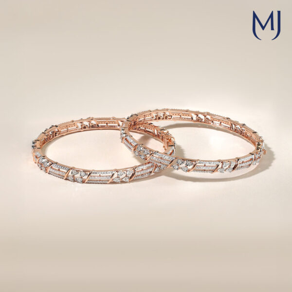 Real diamond bangle