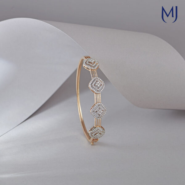 Light weight real diamond bracelet