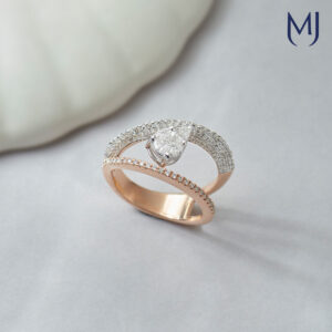 Light weight real diamond ring