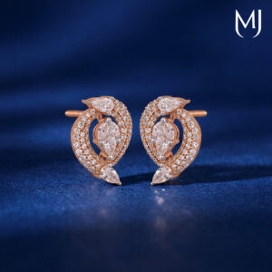 Light Weight Real Diamond Earrings