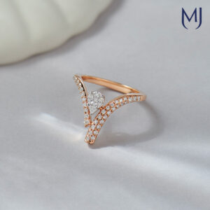 Light weight real diamond ring