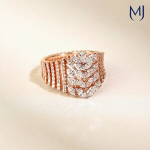 Light weight real diamond ring
