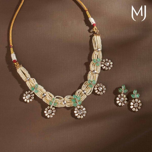 Polki necklace set