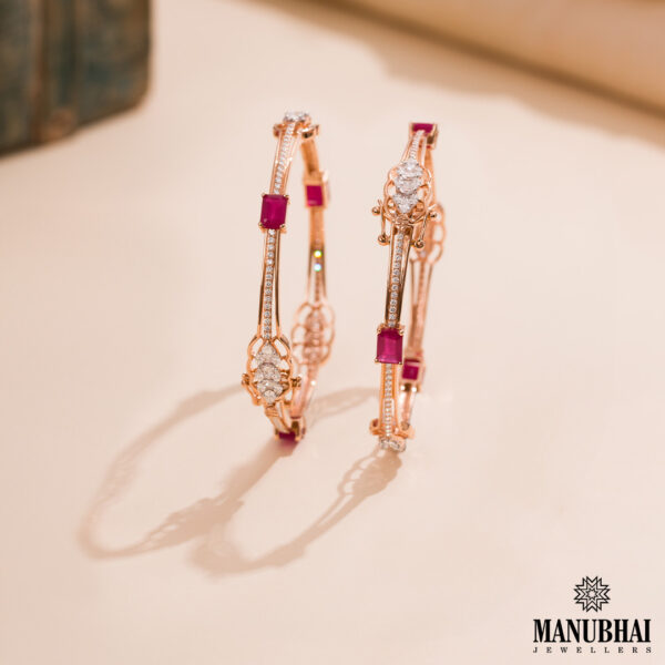 Real diamond bangle