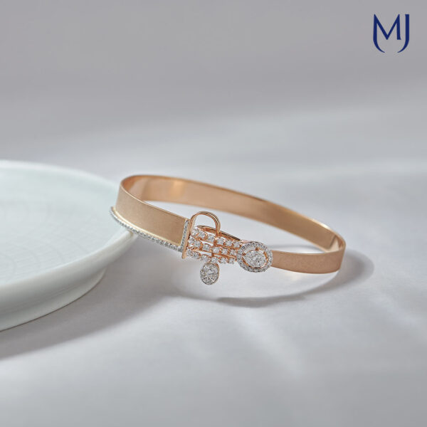 Light weight real diamond bracelet