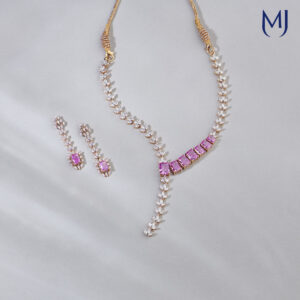 Light weight gold necklace set