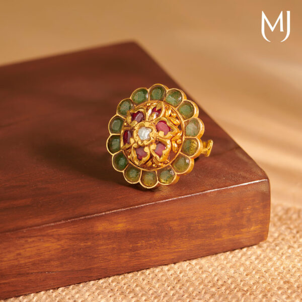 Antique Bridal Finger Ring (22K) Design