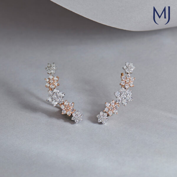 Light weight gold earrings