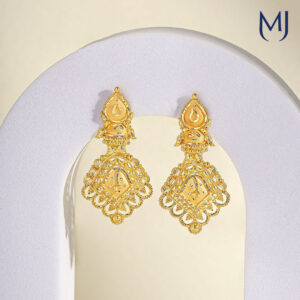 Light weight gold earrings