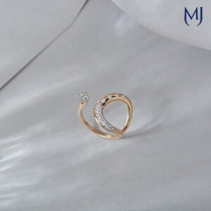 Light weight real diamond ring