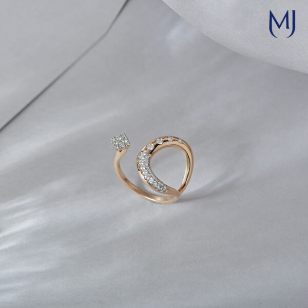 Light weight real diamond ring