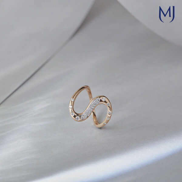 Light weight real diamond ring