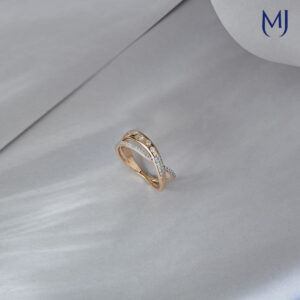 Light weight real diamond ring