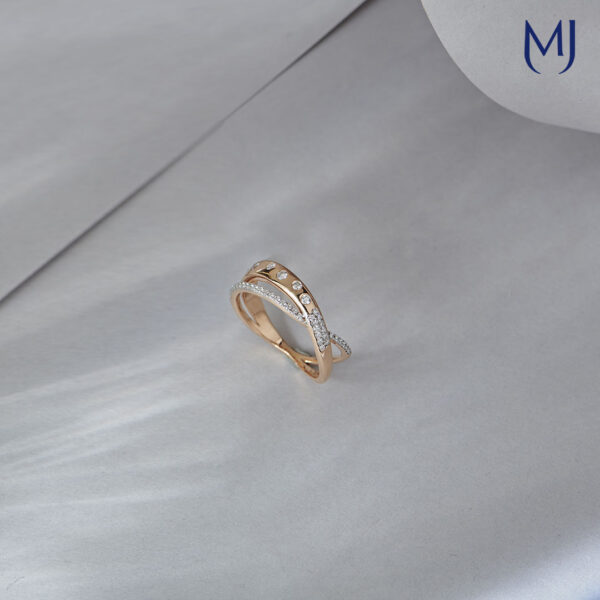 Light weight real diamond ring