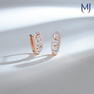 Light weight real diamond earrings