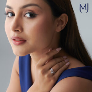 Light weight real diamond ring