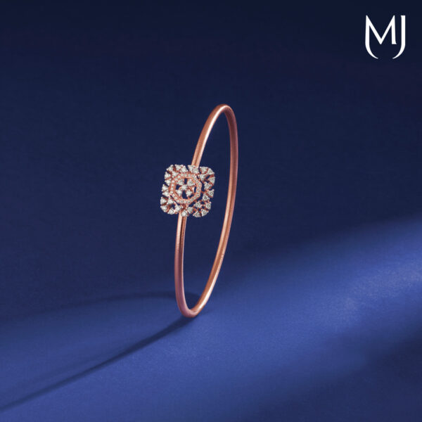 Light weight real diamond bracelet