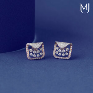 Light weight real diamond earrings