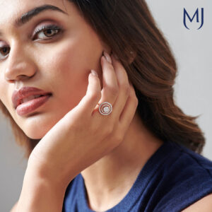 Light weight real diamond ring