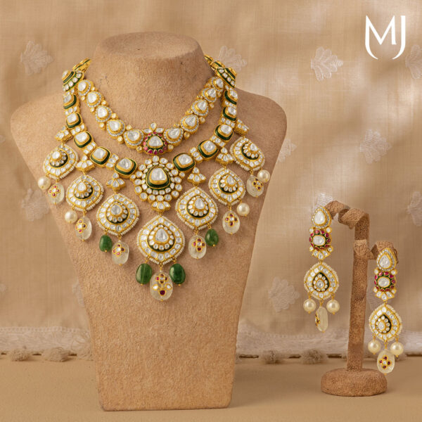 Polki necklace set