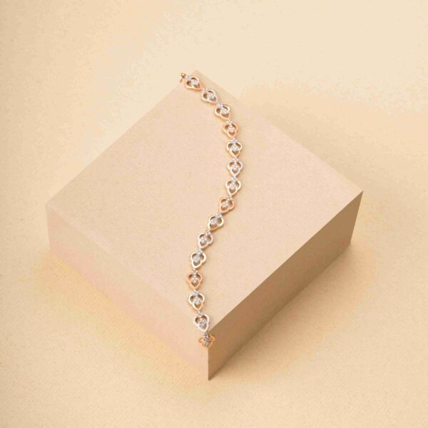 Light weight gold bracelet