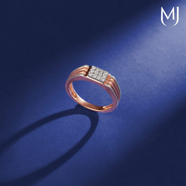 Light weight real diamond ring