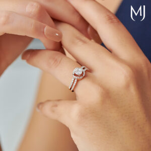 Light weight real diamond ring