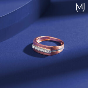 Light weight real diamond ring