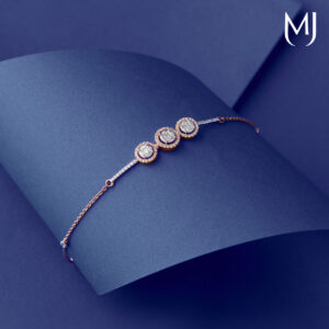 Light weight real diamond bracelet