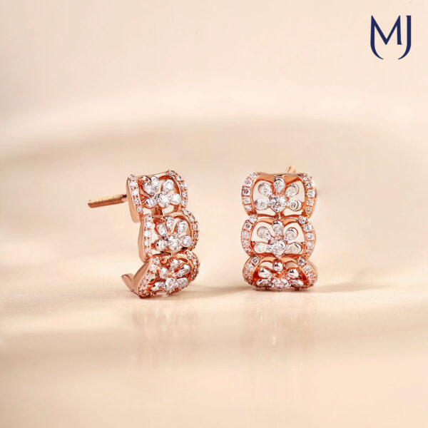 Real diamond earrings