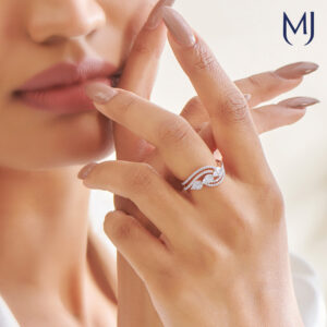 Light weight real diamond ring