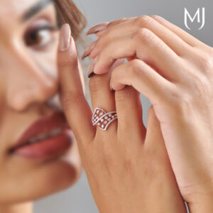 Light weight real diamond ring