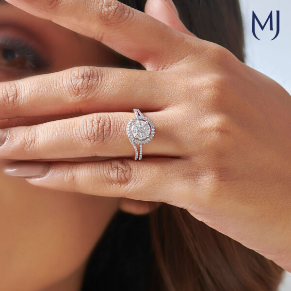 Light weight real diamond ring