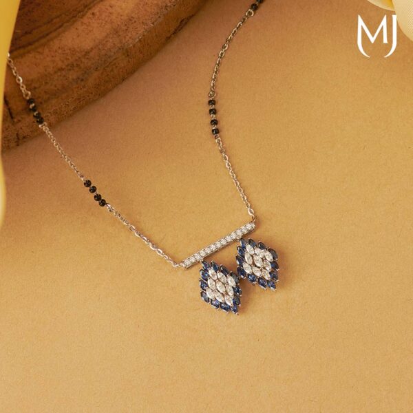 Light weight real diamond mangalsutra