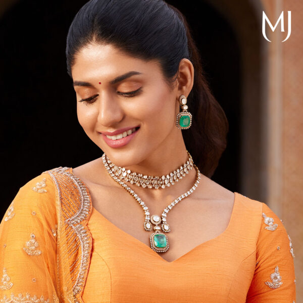 Polki necklace set