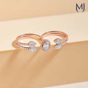 Light weight real diamond ring