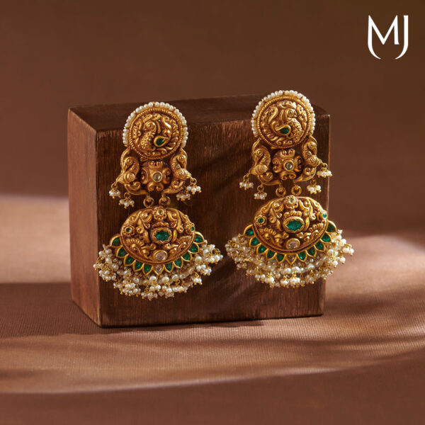 Antique Bridal Earrings (22K) Design