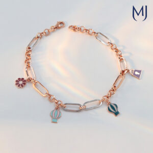 Light weight gold bracelet