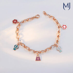 Light weight gold bracelet