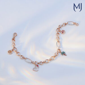 Light weight gold bracelet