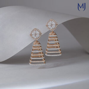 Light weight gold earrings