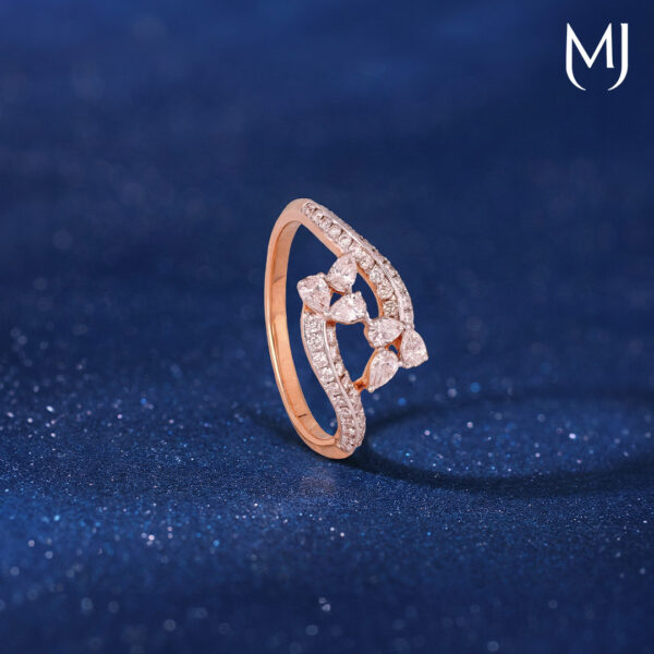 Light weight real diamond ring