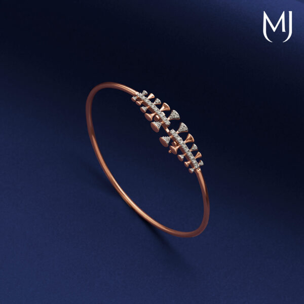 Light weight real diamond bracelet