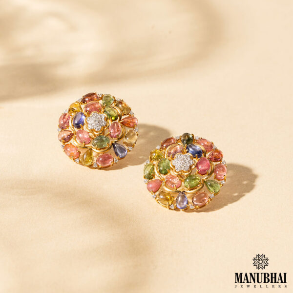 Play of Color Earrings (14KT)