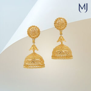 Light weight gold earrings